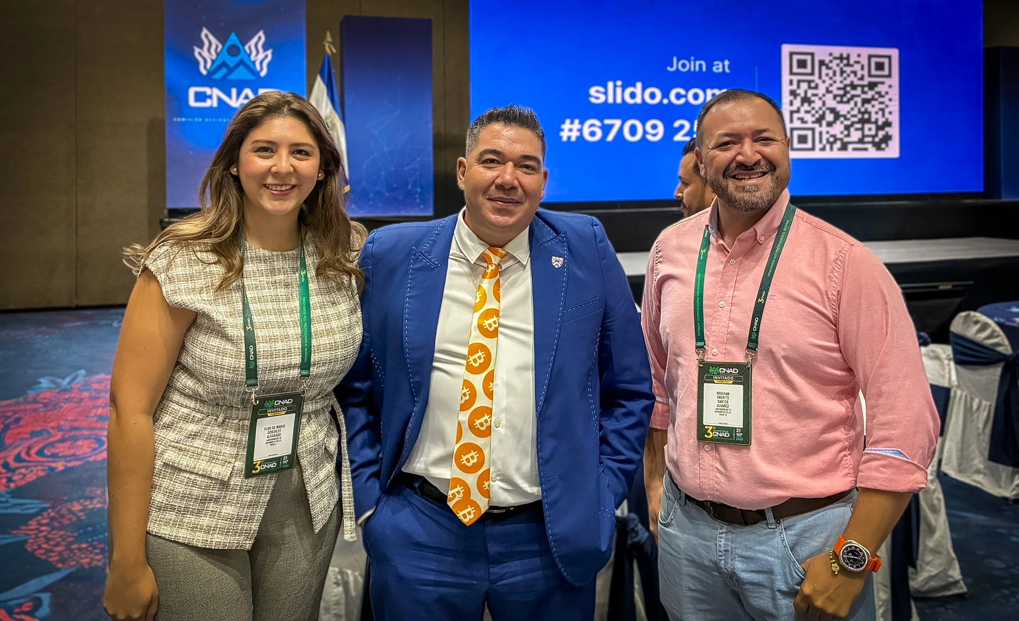 Representantes de Lama en la conmemoración del tercer aniversario de la CNAD